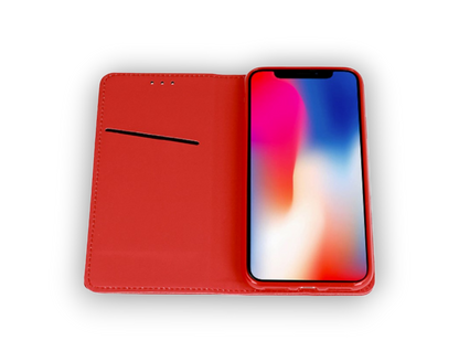 Preklopna torbica "magnet" za Xiaomi Redmi Note 10 Pro Max - Rdeča – Infostyle