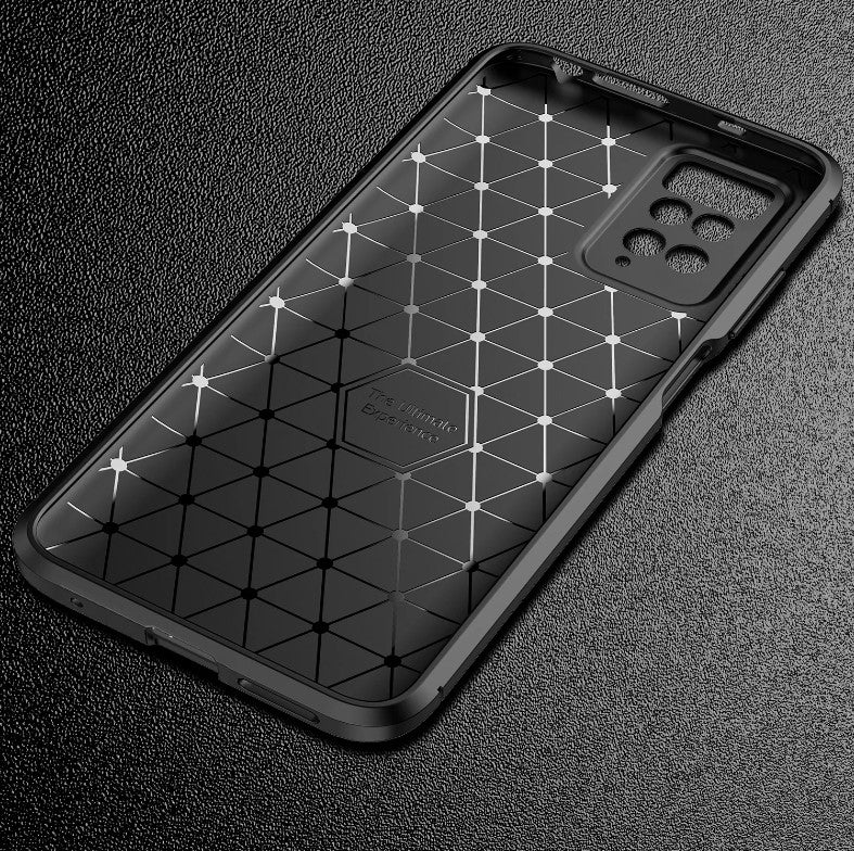 Ovitek "Vennus Carbon Elite" za Xiaomi Redmi Note 11 - črna
