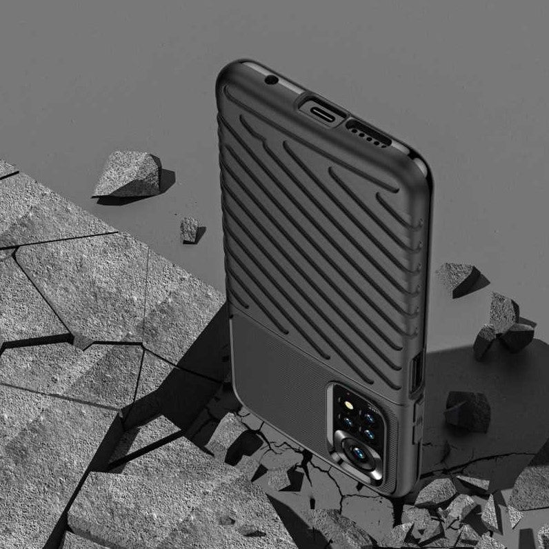 Ovitek "Thunder" za Xiaomi Redmi Note 10 - Črna – Infostyle