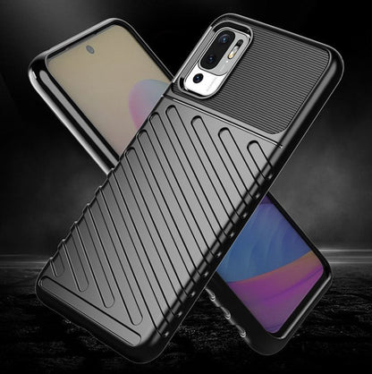Ovitek "Thunder" za Xiaomi Redmi Note 10 5G - Črna – Infostyle – Črna / TPU silikon