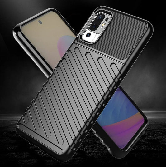 Ovitek "Thunder" za Xiaomi Redmi Note 10 5G - Črna – Infostyle – Črna / TPU silikon