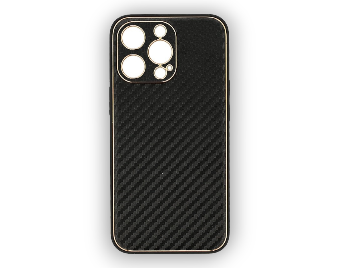 Ovitek "Leather Carbon" za Xiaomi Redmi Note 10 Pro - Črna – Tel Protect