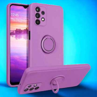 Silikonski ovitek "Silicone Ring" z držalom za Samsung Galaxy A33 5G – Vennus