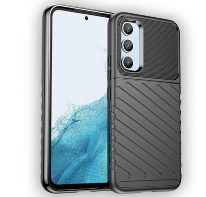 Ovitek "Thunder" za Samsung Galaxy A54 5G - Črna – Infostyle – Črna / TPU silikon