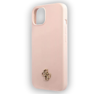 Ovitek Guess "pink mini 3D logo" za iPhone 13 Mini - roza (GUHCP13SS4LP)