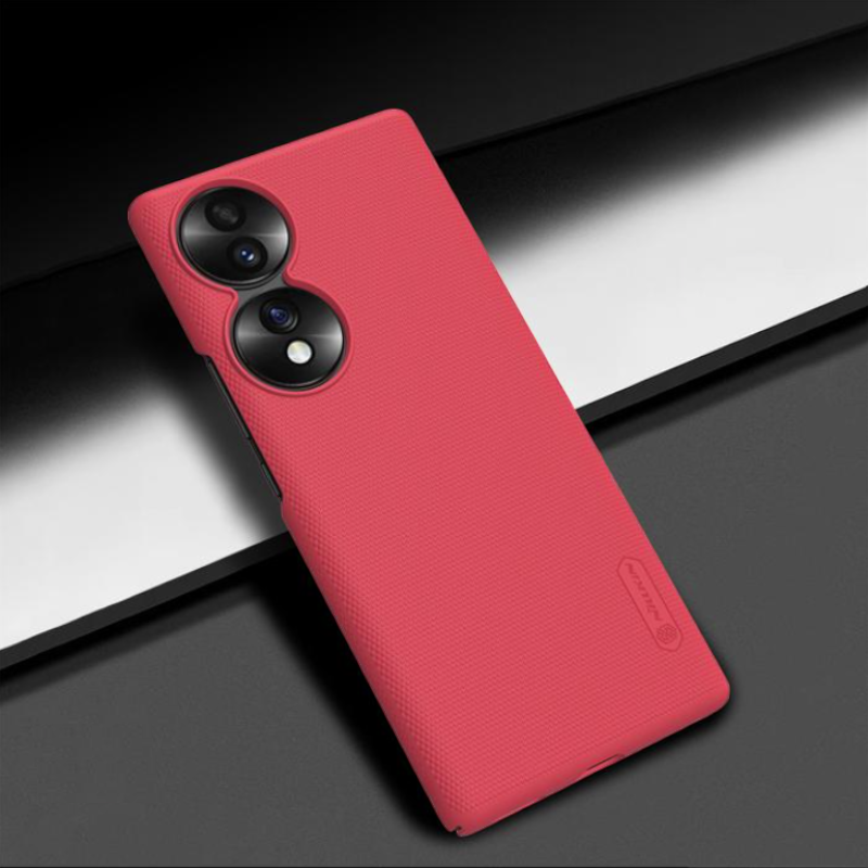 Ovitek "Nillkin Super Frosted" za Honor 70 – Rdeča / PC