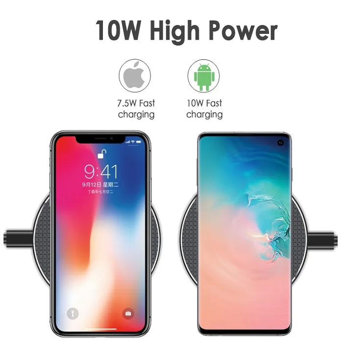 Brezžični polnilec Fast Charger - Črna – Infostyle