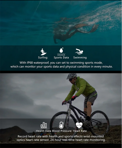 Športna pametna ura CloudFIT - Črna – Infostyle