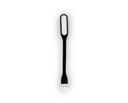 Mini silikonska LED USB lučka v 9 barvah – Infostyle – Bela