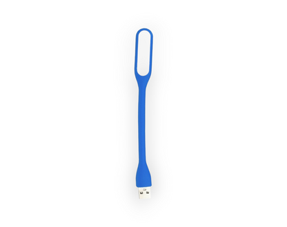 Mini silikonska LED USB lučka v 9 barvah – Infostyle – Oranžna