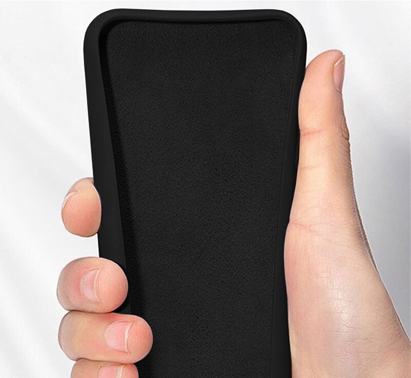 Silikonski ovitek "Soft Edge" za Samsung Galaxy A03S - Črna – Techsuit