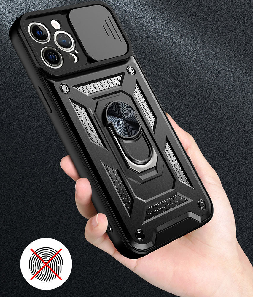 Silikonski ovitek "ring camera protect" za iPhone 14 Plus - Črna – Infostyle