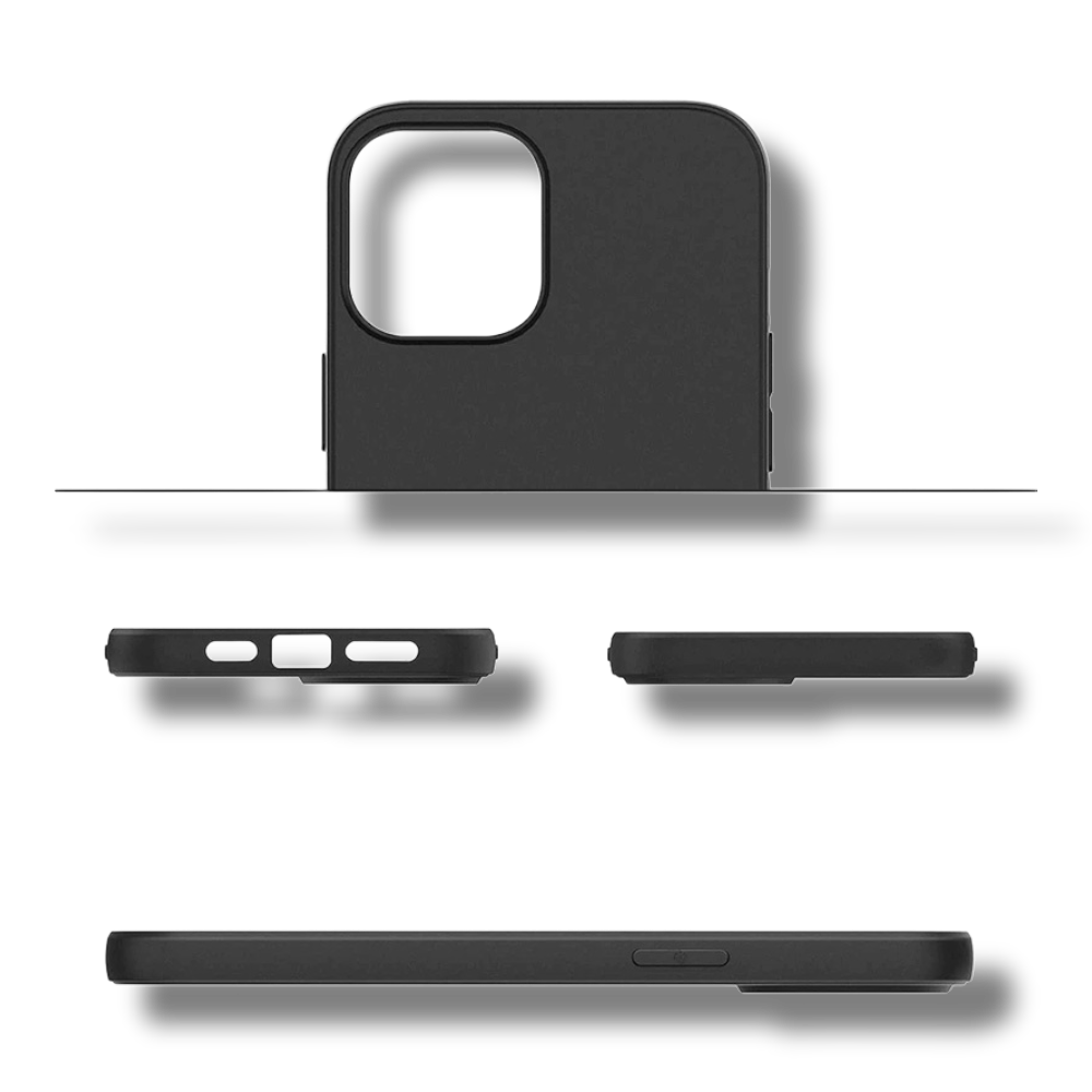 Silikonski ovitek "matt" za Realme 9 5G / 9 Pro - Črna – Infostyle