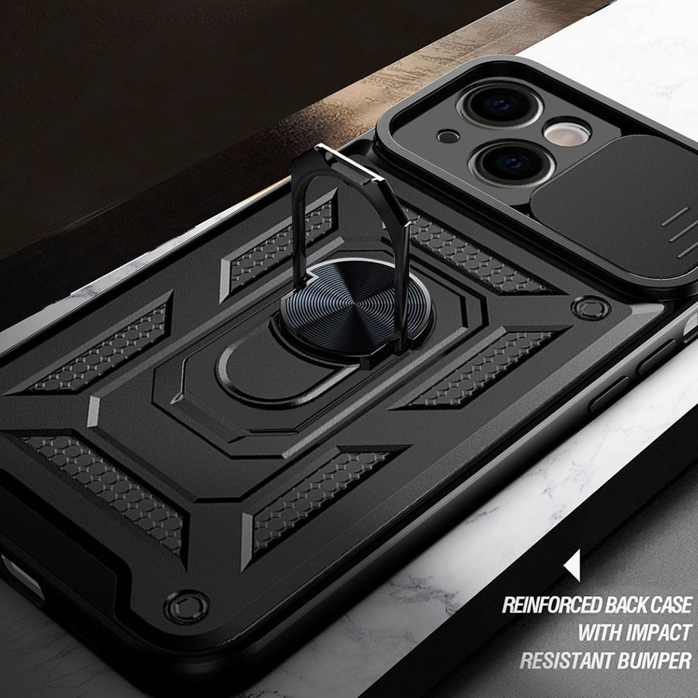 Silikonski ovitek "ring camera protect" za Samsung S23 - Črna – Infostyle