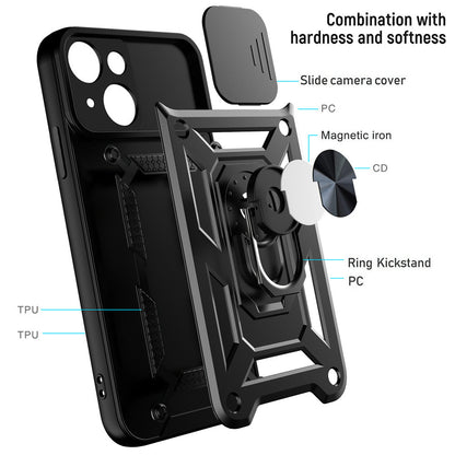 Silikonski ovitek "ring camera protect" za Samsung S22 Plus - Črna – Infostyle