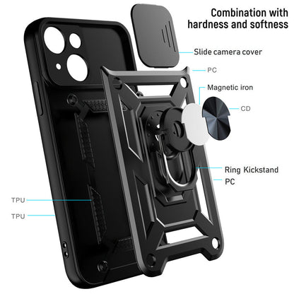 Silikonski ovitek "ring camera protect" za Samsung S23 - Črna – Infostyle