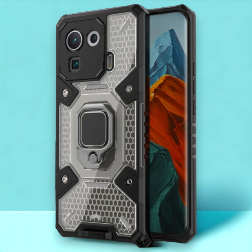 Silikonski ovitek "Honeycomb armor ring" za Xiaomi 11 Pro – Infostyle