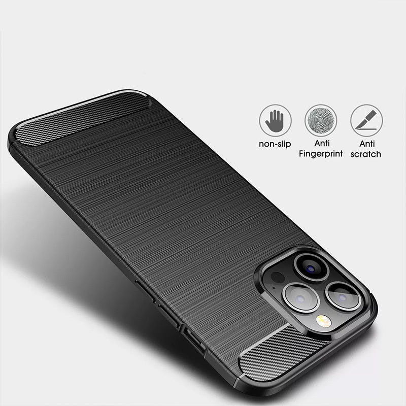 Silikonski ovitek "carbon lite" za Samsung Galaxy S23 Plus - Črna – Infostyle