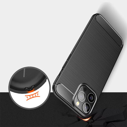 Ovitek "Carbon lite" za iPhone 13 Pro - Črna – Infostyle