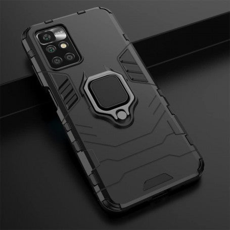 Silikonski ovitek "ring" za iPhone 14 Pro Max - Črna – Infostyle