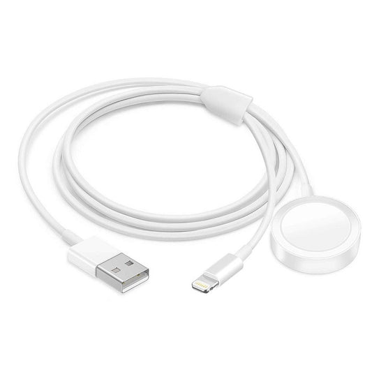 Polnilni kabel 2v1 za iPhone in Apple pametno uro - Bela – Infostyle – Bela