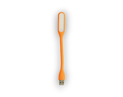 Mini silikonska LED USB lučka v 9 barvah – Infostyle – Vijolična