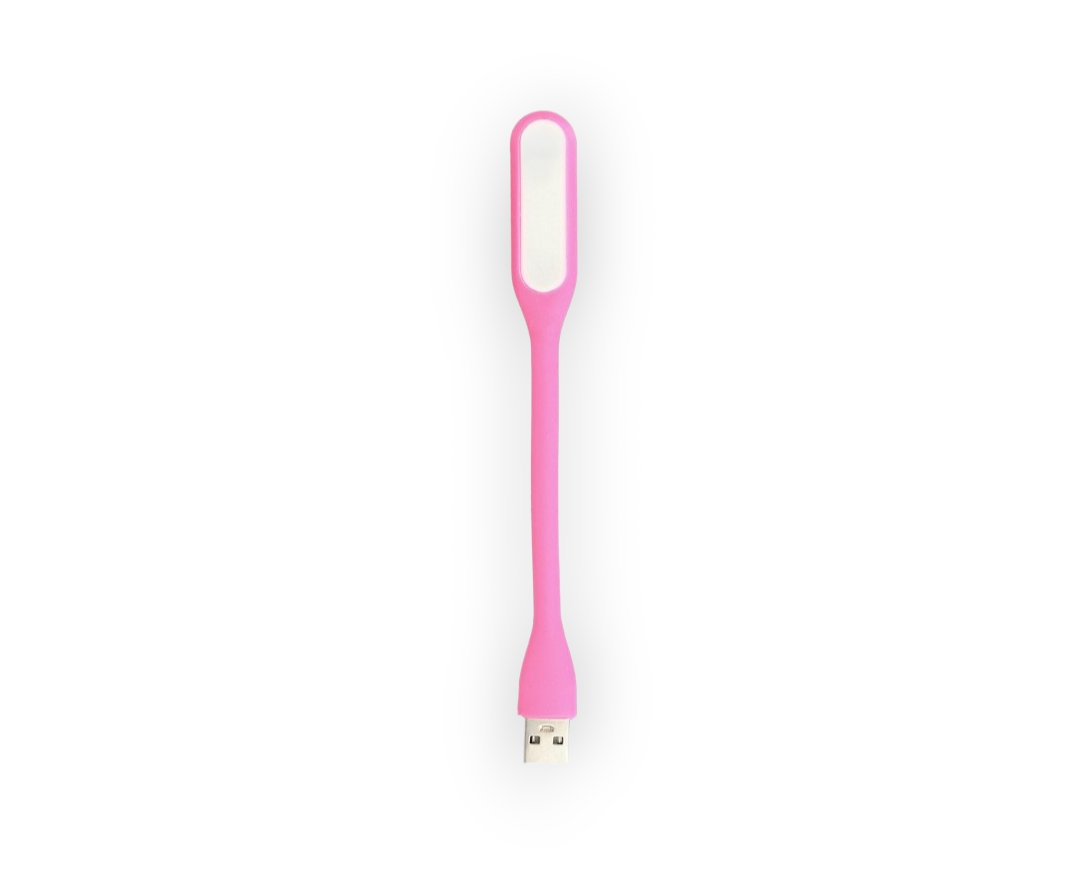 Mini silikonska LED USB lučka v 9 barvah – Infostyle – Temno modra