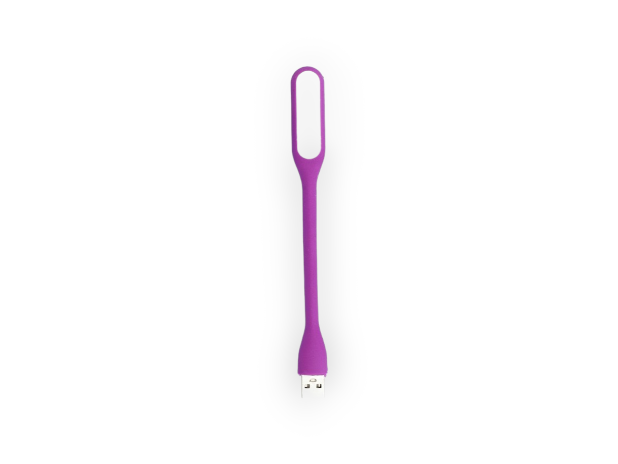 Mini silikonska LED USB lučka v 9 barvah – Infostyle