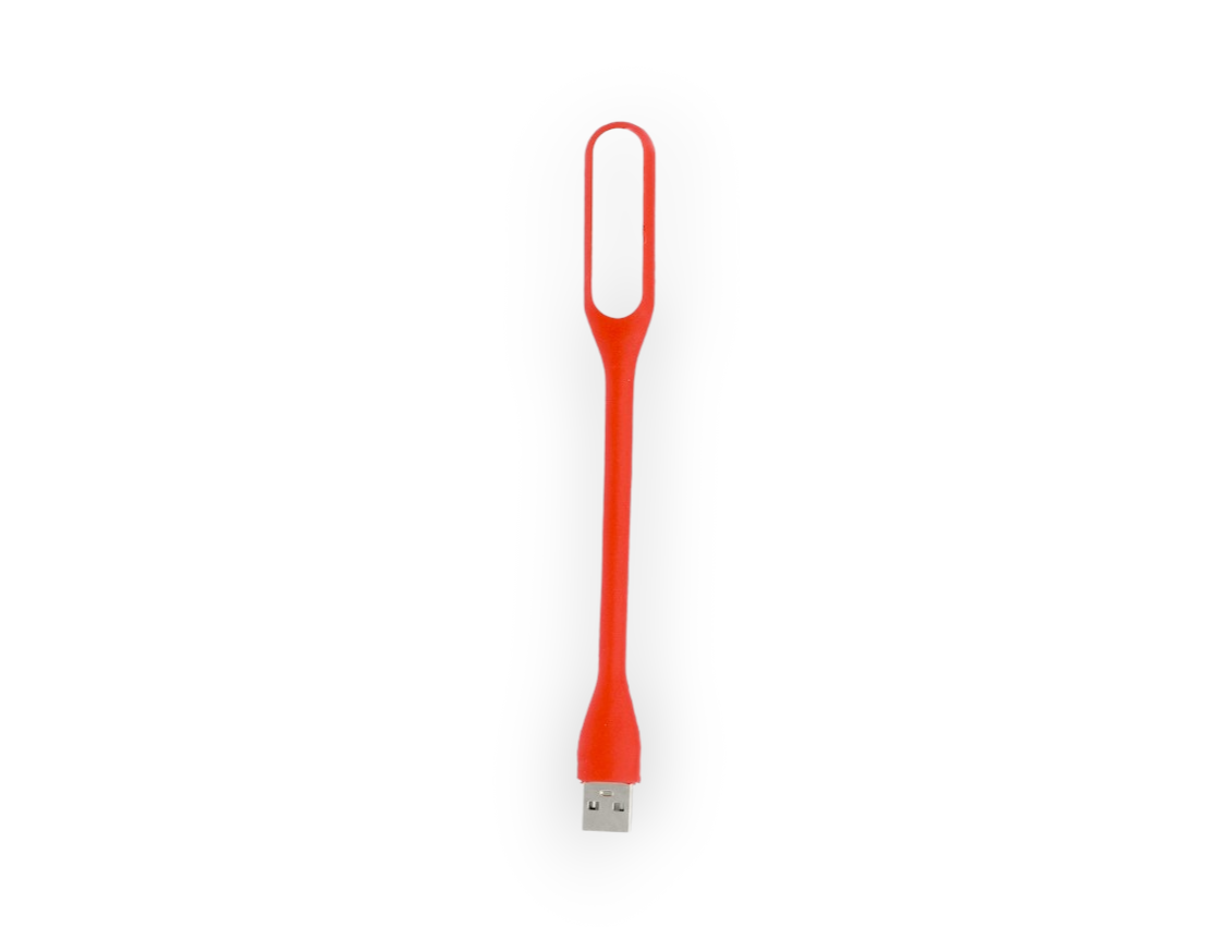 Mini silikonska LED USB lučka v 9 barvah – Infostyle – Roza