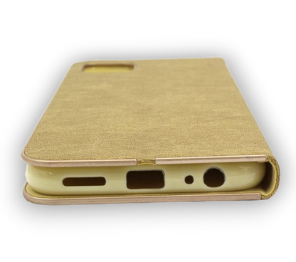Preklopna torbica "Vennus - chic" za Samsung Galaxy A22 5G - Zlata