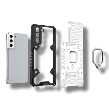 Silikonski ovitek "Honeycomb armor ring" za Samsung Galaxy S21 Plus – Infostyle