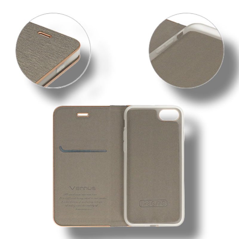 Preklopna torbica "Vennus - chic" za Samsung Galaxy A13 5G - Siva