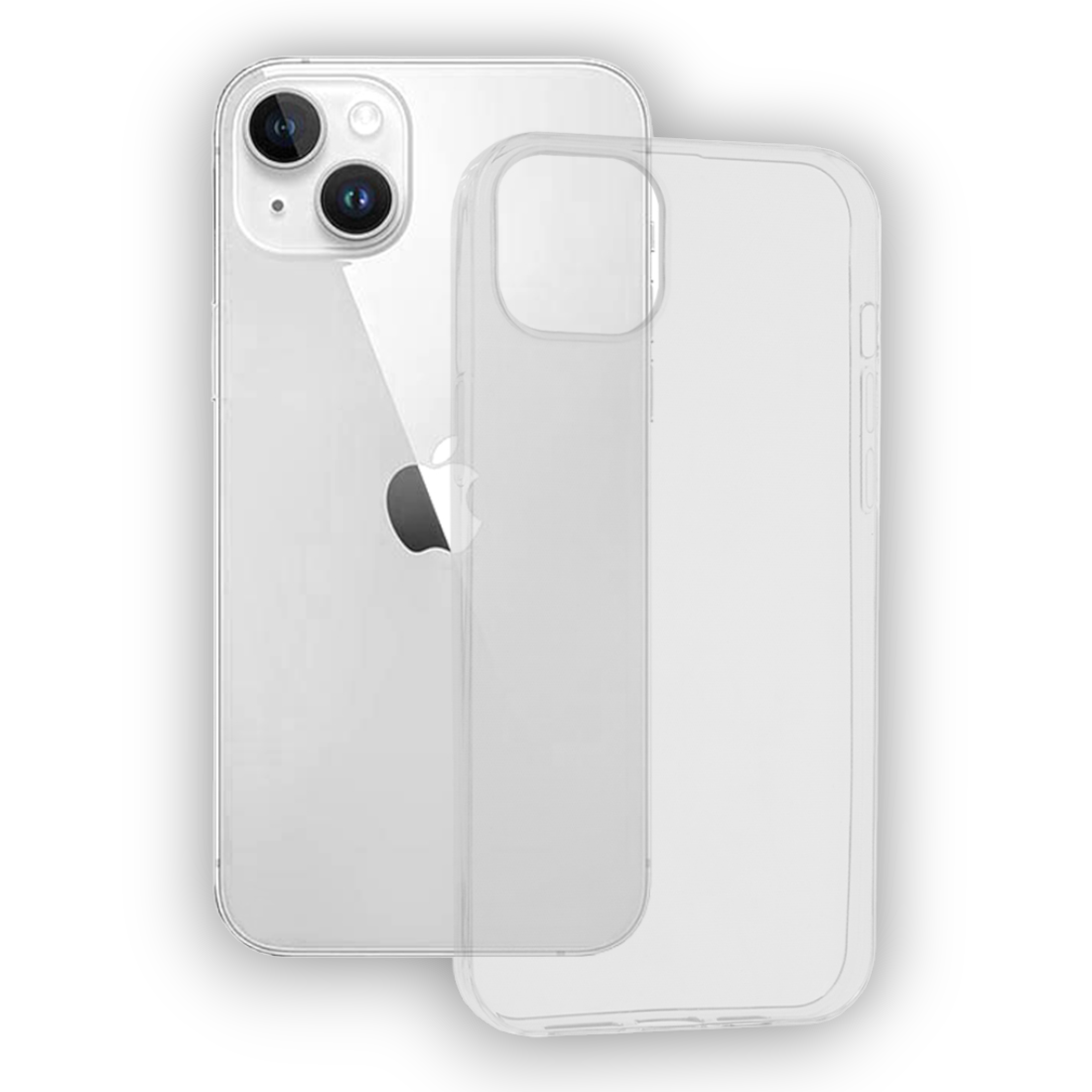 Silikonski ovitek "Ultra slim" za iPhone 14 Plus (0.3 mm) - Prozoren – Infostyle – Prozorna / Silikon
