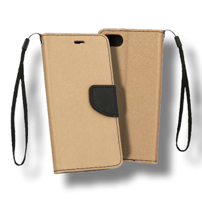 Preklopna torbica "Fancy" za Samsung Galaxy S22 Plus - Zlata – Infostyle