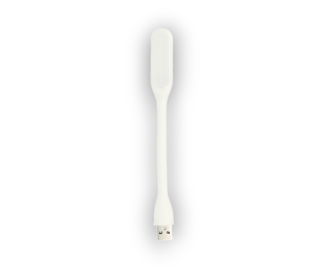 Mini silikonska LED USB lučka v 9 barvah – Infostyle – Svetlo modra