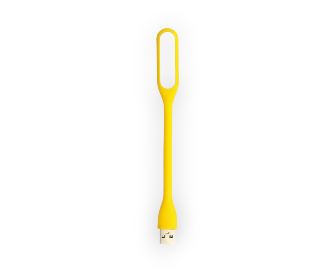 Mini silikonska LED USB lučka v 9 barvah – Infostyle – Rdeča