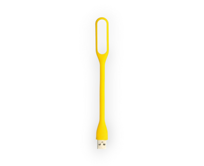 Mini silikonska LED USB lučka v 9 barvah – Infostyle – Rdeča